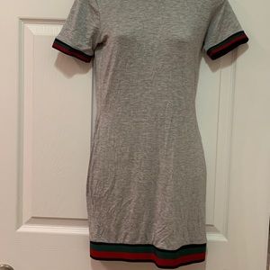 SJL Apparel gray tshirt dress